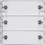 Gira 510300 RF Tastsensor 3-fach f&uuml;r KNX, System 55 Inbetriebnahme-Wippe