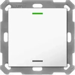 MDT BE-TAL5501.01 KNX Taster Light 55 1-fach, RGBW, Reinwei&szlig; gl&auml;nzend, Neutral