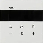 Gira 5394112 S3000 Raumtemperaturregler BT, Fl&auml;chenschalter, reinwei&szlig; gl&auml;nzend