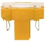 Berker 167602 Gl&uuml;haggregat mit N-Klemme, 12 V AC/DC, 65 mA, Modul-Eins&auml;tze, gelb