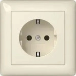 Gira 444001 Schutzkontakt-Steckdose mit Vollplatte f&uuml;r Einzelmontage , Standard 55,