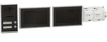 Ritto RGE2092250 Listo Video Zweifamilienhaus-Set TwinBus IP, Anthrazitgrau, AP