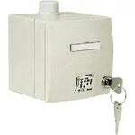 Walther Electric 116AS MONDO Aufputzwandsteckdose, 16A, 5P, 6h mit Beschriftungsfeld