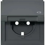 Gira 492267 Abdeckung Schutzkontakt-Steckdose Klappdeckel, Gira TX_44, anthrazit