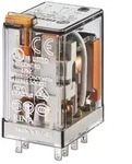 Finder 553282300040 Miniatur-Realais mit Steckanschl&uuml;ssen, 2 Wechsler, 10 A,...