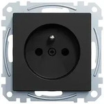 Merten MEG2600-0403 Steckdose mit Schutzkontaktstift, Schraub-Liftklemmen,