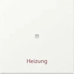 Gira 367827 Wippe Kontrollfenster mit "Heizung Ein/Aus", System 55, reinwei&szlig;