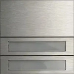 Gira 5532914 Ruftastenmodul 2-fach, System 106, Edelstahl V4A