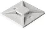 Hellermann Tyton 151-28349 Befestigungssockel schraubbar/selbstklebend, transparent