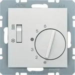Berker 20298989 Temperaturregler, Wechsler mit Schalter Heizen/K&uuml;hlen,...