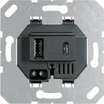 Jung USB15CASW USB-Ladeger&auml;t, 1 x Typ A + 1 x Typ C, schwarz