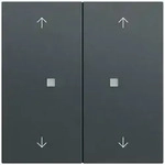 Gira 517473 Taster mit Wippe 2-fach Pfeilsymbole f&uuml;r Gira One und KNX, System...