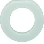 Berker 109219 Glasendrahmen 1-fach, Serie Glas, polarwei&szlig; gl&auml;nzend