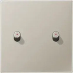 Jung ES12-5KOR1 Abdeckung mit Kipphebel "Zylinder", mit Lichtleiter, 2...