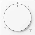 Jung A1749BFWWM Abdeckung f&uuml;r Thermostat, Thermoplast lackiert, Serie A, schneewei&szlig;
