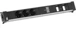 Bachmann BM0024733 Steckdosenleiste Conference XL, 3x Schutzkontaktsteckdose, 1x USB