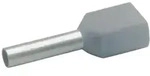 Klauke 867/8 Zwillingsaderendh&uuml;lsen 2x0,25 mm2, hellblau