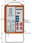 Walther Electric WAV0135R1 Anschlussverteiler 44kVA