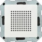 Gira 228227 Lautsprecher f&uuml;r Unterputz-Radio, System 55, reinwei&szlig; seidenmatt