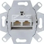 Jung UAE8-8UPOK6 Datendose Cat. 6 / Cat. 6A iso f&uuml;r 2 Terminals (getrennt)