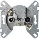 Merten 466099 BK-/Sat-Antennenstichdose, 2-fach