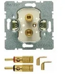 Berker 450502 Lautsprecher-Steckdose High End Modul-Eins&auml;tze