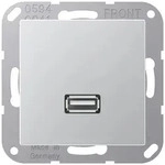 Jung MAA1122AL USB 2.0, Thermoplast lackiert, Serie A, aluminium