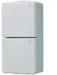 Jung 622W Schutzkontakt-Zwei-fach-Steckdose 250 V ~, Schraubklemmen, senkrecht, IP