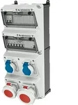 Mennekes 940014 AMAXX Steckdosen-Kombination, IP67, 2x Schutzkontakt, 2x CEE