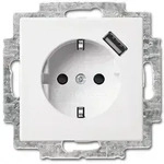 Busch-Jaeger 20 EUCBUSB-914 Schutzkontakt/USB-Steckdose, 1x USB, mit