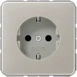 Jung CD1520PT Schutzkontakt-Steckdose, 16 A 250 V ~, Aluminium eloxiert, Serie CD,