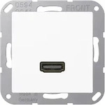 Jung MAA1112WW HDMI, Thermoplast, Serie AS/A, alpinwei&szlig;