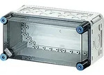 Hensel Mi 0100 Mi-Leergeh&auml;use, Einbauma&szlig;e 275x125x146mm, transparenter Deckel