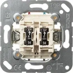 Jung 505KOU5 Wipp-Kontrollschalter (Einsatz) 10 AX 250 V~, Serien mit 2 Glimmlampen