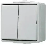 Jung 605W Wippschalter (Einsatz), Serien, AX 250 V ~, IP 44, WG 600