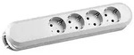 Bachmann 381.223K SMART Tischsteckdose 4x CEE7/3 ohne Zuleitung