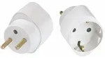 Bachmann 921.005 Reiseadapter UTE, Buchsenseite Schutzkontaktsteckdose,