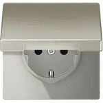 Jung ES1520KIKL Schutzkontakt-Steckdose, 16 A 250 V ~, SAFETY+, Klappdeckel, Serie