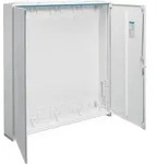Hager ZB34S, univers Z Leerschrank m. T&uuml;r IP44, H=1100mm, 4 Felder