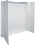 Hager ZB55S, univers Z Leerschrank m. T&uuml;r IP44, H=1400mm, 5 Felder