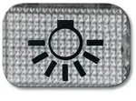 Busch-Jaeger 2145LI Tastersymbol "Licht", glasklar