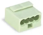 WAGO 243-304 Micro- Verbindungsdosenklemme 0,6-0,8 mm, lichtgrau