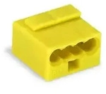WAGO 243-504 Micro- Verbindungsdosenklemme 0,6-0,8 mm, gelb