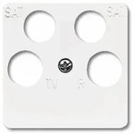 Busch-Jaeger 1743/10-04-214 Zentralscheibe TV/SAT, 4-fach f&uuml;r Antennensteckdose der
