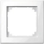 Merten 478119 Rahmen 1-fach, M-SMART, polarwei&szlig; gl&auml;nzend