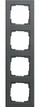 Gira 021423 Abdeckrahmen 4-fach, Gira E2, anthrazit