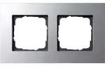 Gira 021217 Abdeckrahmen 2-fach, Gira Esprit, aluminium