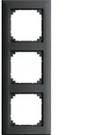 Merten 486314 Rahmen 3-fach, M-PLAN, anthrazit