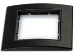 Berker 10113005 Rahmen 1-fach, B.3, Alu, schwarz/anthrazit
