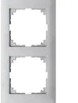 Merten MEG4020-3660 Rahmen 2-fach, M-Pure, aluminium